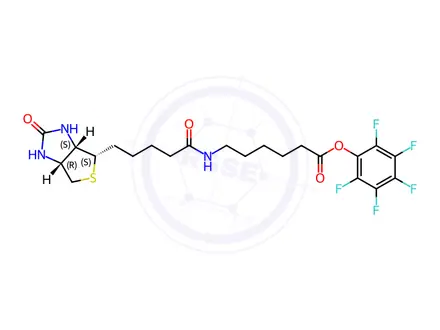 Chemical structure of BIOTIN-ACA-PFP