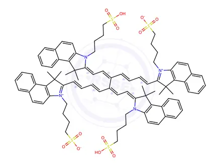 Chemical structure of Indocyanine Green Impurity K