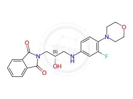 Chemical structure of Linezolid Impurity 174