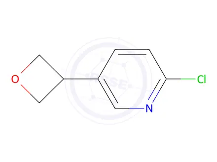Chemical structure of 2-Chloro-5-(oxetan-3-yl)pyridine