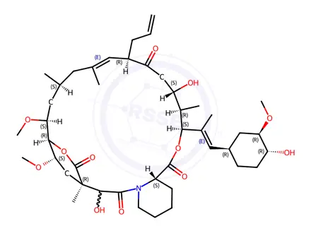 Chemical structure of Tacrolimus Impurity 117