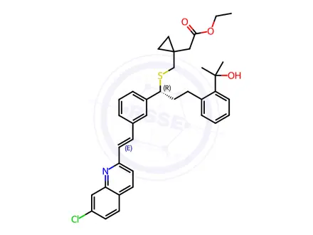 Chemical structure of Montelukast Impurity 50