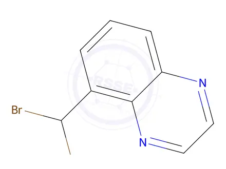 Chemical structure of 5-(Dibromomethyl)quinoxaline