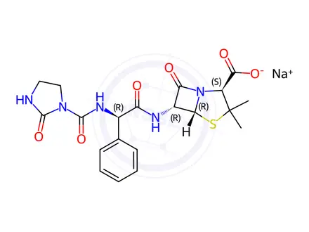 Chemical structure of Azlocillin Sodium Salt