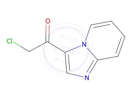 Chemical structure of 2-Chloro-1-(imidazo[1,2-a]pyridin-3-yl)ethanone