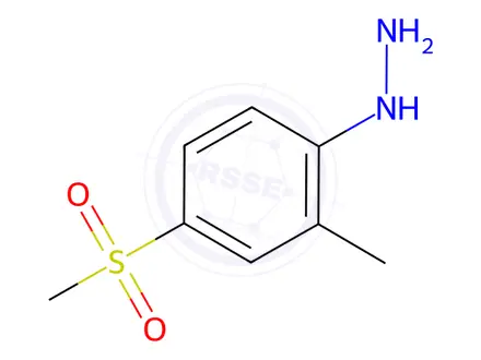 Chemical structure of (4-methanesulfonyl-2-methylphenyl)hydrazine