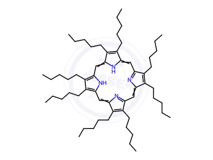 Chemical structure of Octapentyl-porphyrine