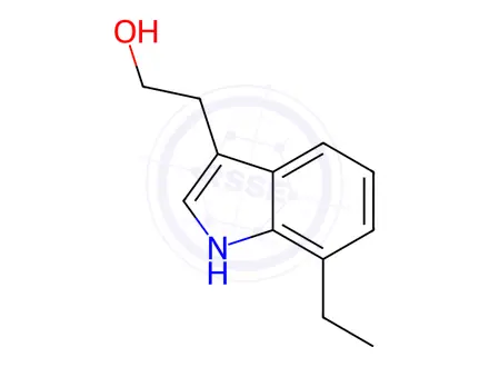 Chemical structure of Etodolac EP Impurity H (Etodolac USP Related Compound H, 7-Ethyl Trypophopl)