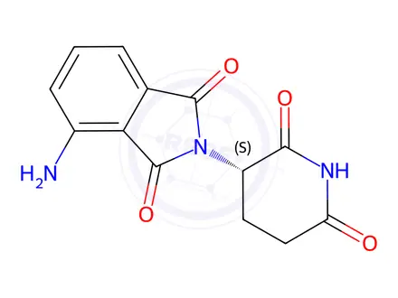 Chemical structure of (S)-Pomalidomide