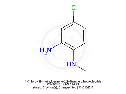 Chemical structure of 4-chloro-N1-methylbenzene-1,2-diamine