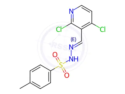 Chemical structure of N'-((2,4-Dichloropyridin-3-yl)methylene)-4-methylbenzenesulfonohydrazide