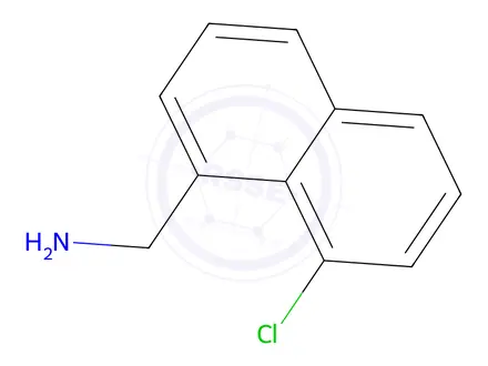 Chemical structure of (8-Chloronaphthalen-1-yl)methanamine