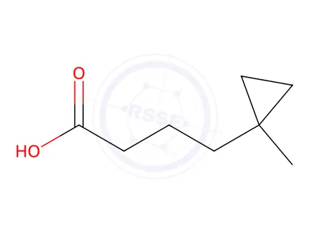 Chemical structure of 4-(1-Methylcyclopropyl)butanoic acid