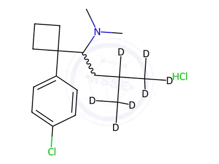 Chemical structure of Sibutramine-d7 Hydrochloride