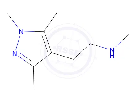 Chemical structure of n-Methyl-2-(1,3,5-trimethyl-1h-pyrazol-4-yl)ethan-1-amine