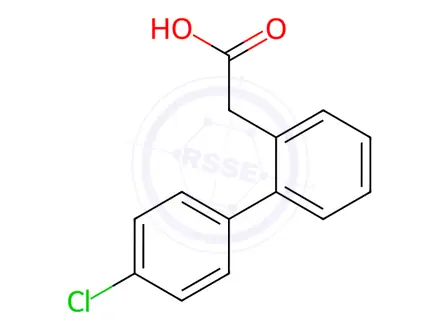 Chemical structure of (4-Chloro-biphenyl-2-yl)-acetic acid