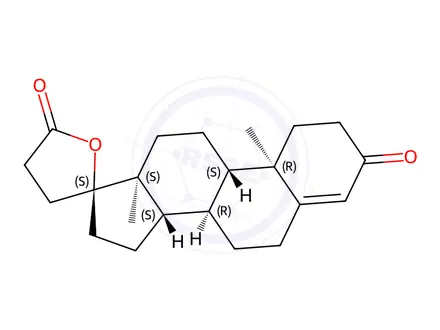 Chemical structure of (8R,9S,10R,13S,14S,17S)-10,13-Dimethyl-1,3',4',6,7,8,9,10,11,12,13,14,15,16-tetradecahydro-5'H-spiro[cyclopenta[a]phenanthrene-17,2'-furan]-3,5'(2H)-dione