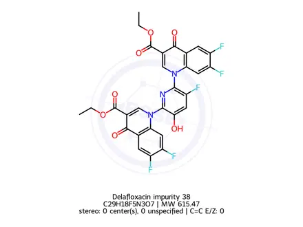 Chemical structure of Delafloxacin Impurity 71