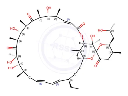 Chemical structure of Oligomycin E