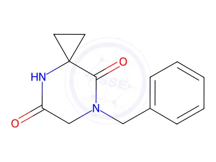 Chemical structure of 7-Benzyl-4,7-diazaspiro[2.5]octane-5,8-dione