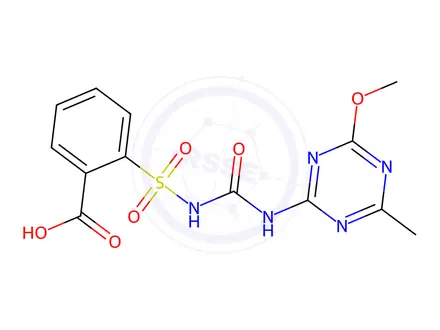 Chemical structure of Metsulfuron