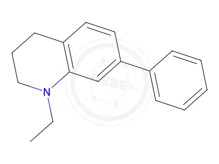 Chemical structure of 1-Ethyl-7-phenyl-1,2,3,4-tetrahydroquinoline