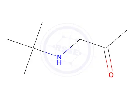 Chemical structure of 2-Propanone, 1-[(1,1-dimethylethyl)amino]-(9CI)