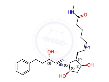 Chemical structure of Bimatoprost Impurity 59