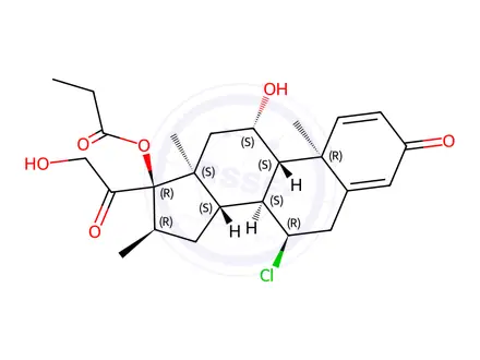 Chemical structure of Alclometasone Dipropionate Impurity 9