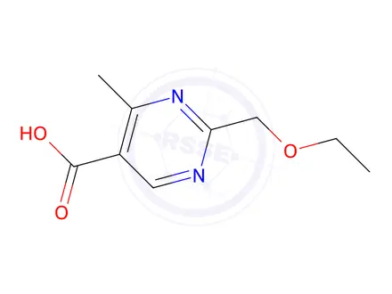 Chemical structure of 2-(Ethoxymethyl)-4-methylpyrimidine-5-carboxylic acid