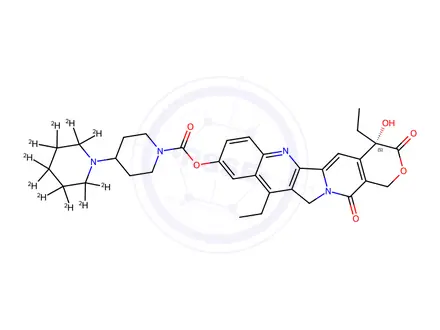 Chemical structure of Irinotecan-d10