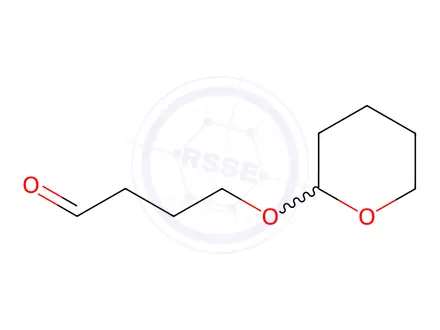 Chemical structure of 4-Tetrahydropyranyloxy-butanal