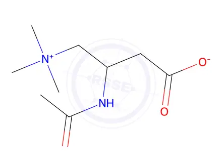 Chemical structure of 3-Acetamido-4-(trimethylammonio)butanoate