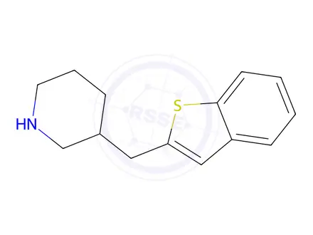 Chemical structure of 3-(benzo[b]thiophen-2-ylmethyl)piperidine