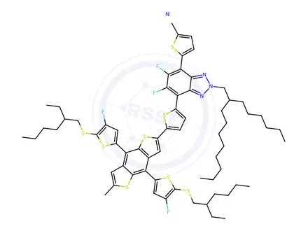 Chemical structure of J60-F/PBDT-SF-BTZ