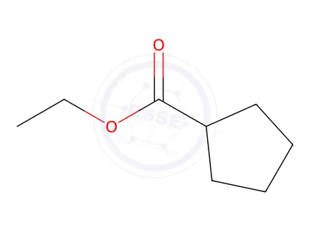 Chemical structure of Ethyl cyclopentanecarboxylate