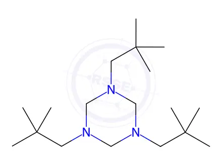Chemical structure of 1,3,5-Trineopentyl-1,3,5-triazinane