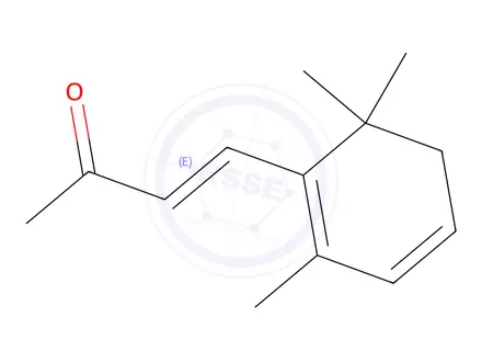 Chemical structure of (3E)-4-(2,6,6-Trimethyl-1,3-cyclohexadien-1-yl)-3-buten-2-one