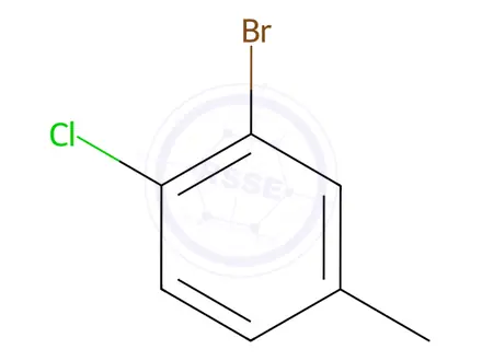 Chemical structure of 3-Bromo-4-chlorotoluene