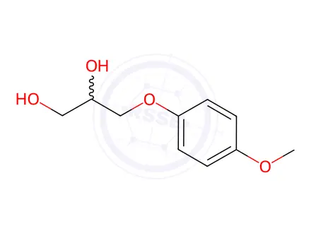 Chemical structure of 3-(4-Methoxyphenoxy)-1,2-propanediol