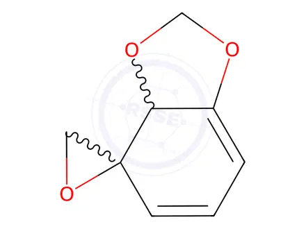 Chemical structure of Spiro[1,3-benzodioxole-4(3aH),2-oxirane] (9CI)