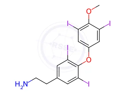 Chemical structure of Levothyroxine Impurity 71
