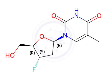 Chemical structure of Alovudine