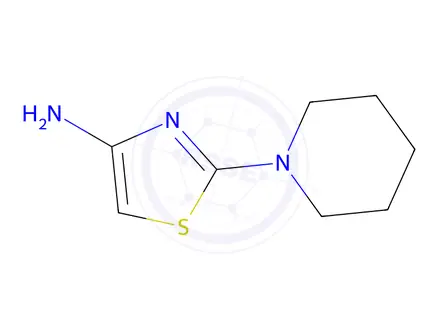 Chemical structure of 2-(Piperidin-1-yl)thiazol-4-amine