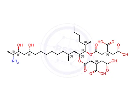 Chemical structure of Fumonisin B2