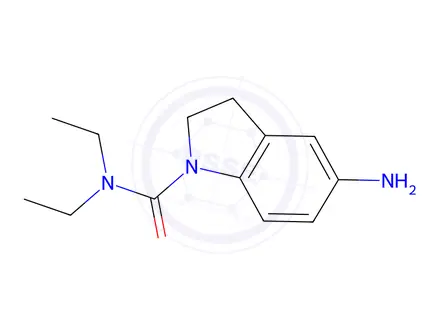 Chemical structure of 5-Amino-N,N-diethylindoline-1-carboxamide