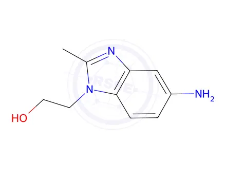 Chemical structure of 2-(5-Amino-2-methyl-benzoimidazol-1-yl)-ethanoldihydrochloride