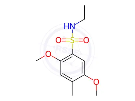 Chemical structure of N-Ethyl-2,5-dimethoxy-4-methylbenzenesulfonamide