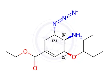 Chemical structure of Oseltamivir Impurity 303
