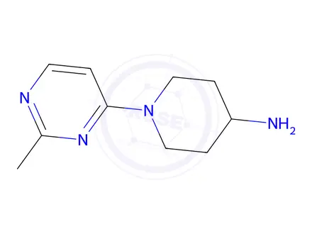 Chemical structure of 1-(2-methylpyrimidin-4-yl)piperidin-4-amine